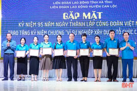 Công đoàn Can Lộc ghi dấu ấn trong công tác chăm lo cho người lao động