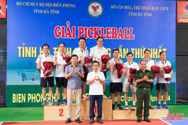 Giải Pickleball Hà Tĩnh mở rộng lần thứ nhất thành công tốt đẹp