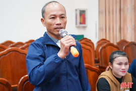Cử tri Hà Tĩnh kiến nghị nhiều vấn đề dân sinh thiết thực