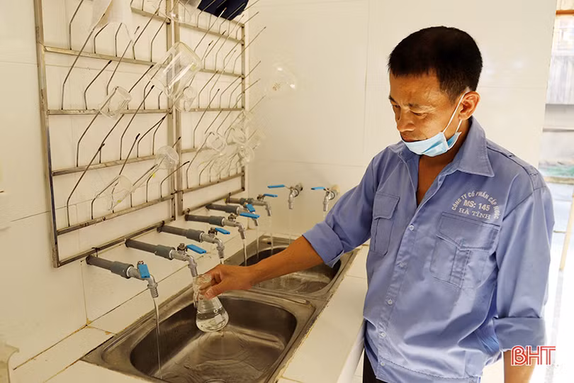Không xảy ra mất nước do sự cố máy bơm của Nhà máy Nước TP Hà Tĩnh