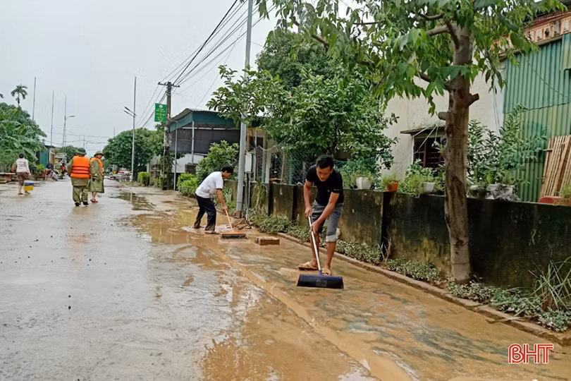 Cẩm Xuyên nhanh tay khắc phục hậu quả lũ lụt