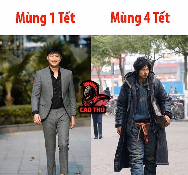 Ảnh chế những nỗi sợ của dân mạng khi hết tết