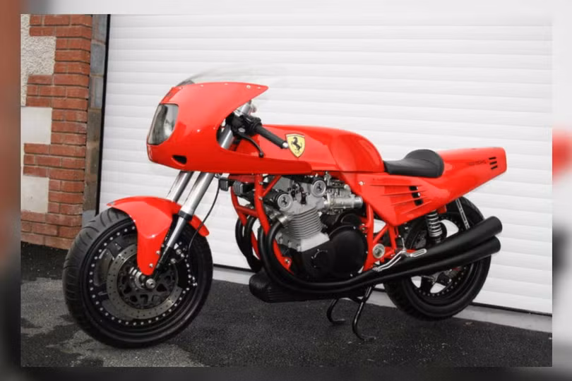 Khám phá chiếc mô tô Ferrari độc nhất thế giới