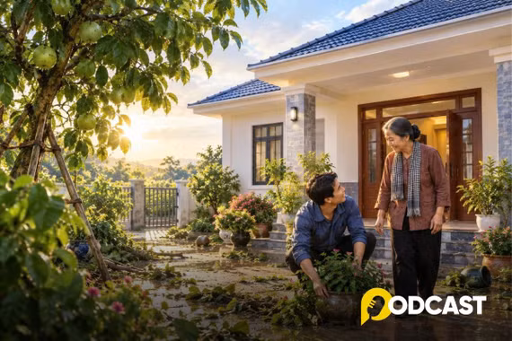Podcast truyện ngắn: Sau trận bão 