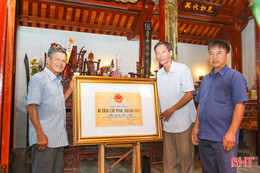 Xếp hạng di tích, khơi dậy niềm tự hào văn hóa, con người Hà Tĩnh