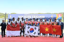 Hà Tĩnh giành 4 huy chương tại Asian Rowing Cup 2026