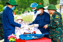 Hà Tĩnh là 1 trong 9 địa phương hoàn thành lấy mẫu hài cốt liệt sĩ