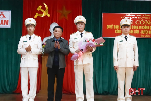 6 công an chính quy về đảm nhiệm chức danh công an xã ở Hương Sơn