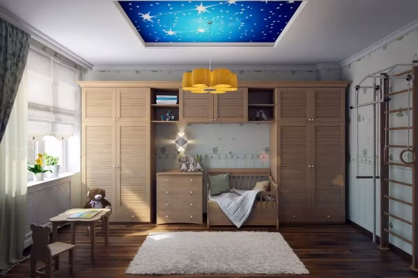 Mẫu phòng ngủ sáng tạo kích thích trí tưởng tượng dành cho bé