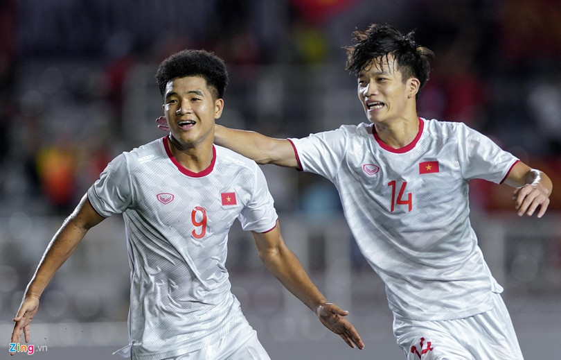 Đức Chinh đang dẫn đầu danh sách vua phá lưới SEA Games 30 với 5 bàn. Ảnh: Việt Linh. Tiến Linh hay Đức Chinh sẽ đá chính trước Thái Lan?