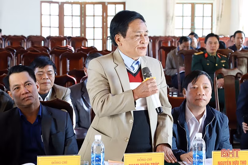 Đức Thọ thực hiện quy trình công tác nhân sự thành lập Đảng bộ xã Lâm Trung Thủy