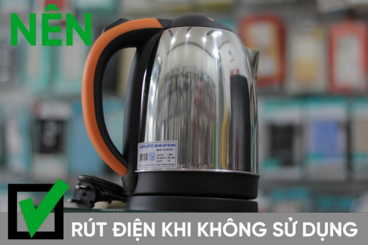 9 điều nên và không nên khi sử dụng ấm đun siêu tốc ảnh 4 9 điều nên và không nên khi sử dụng ấm đun siêu tốc