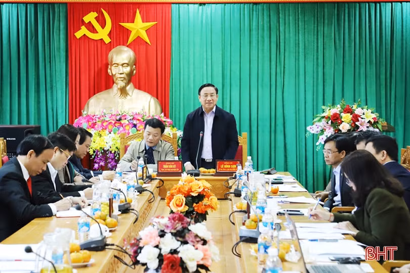 Bí thư Tỉnh ủy Hà Tĩnh: Sắp xếp tổ chức bộ máy xã mới đảm bảo chất lượng, hiệu lực, hiệu quả