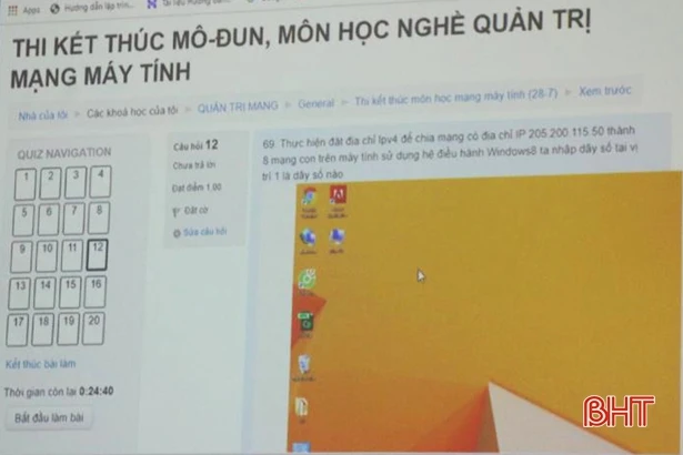 Thi trắc nghiệm trực tuyến đa tương tác - học sinh, giáo viên đều “nhẹ gánh”