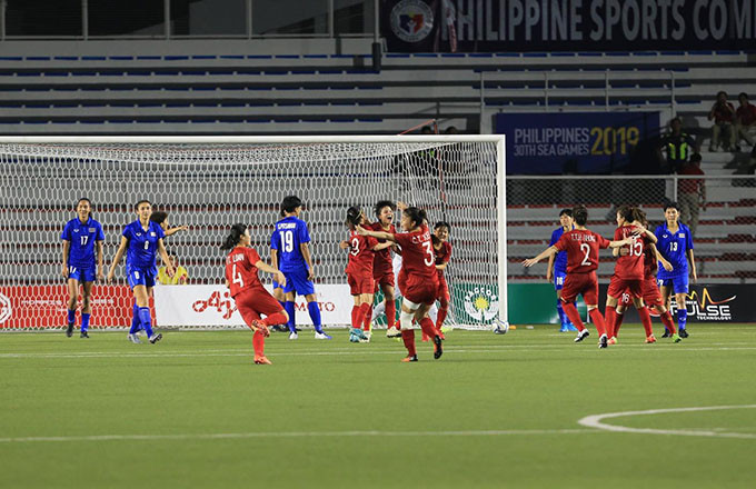 Hạ Thái Lan, ĐT nữ Việt Nam lần thứ 6 giành HCV SEA Games