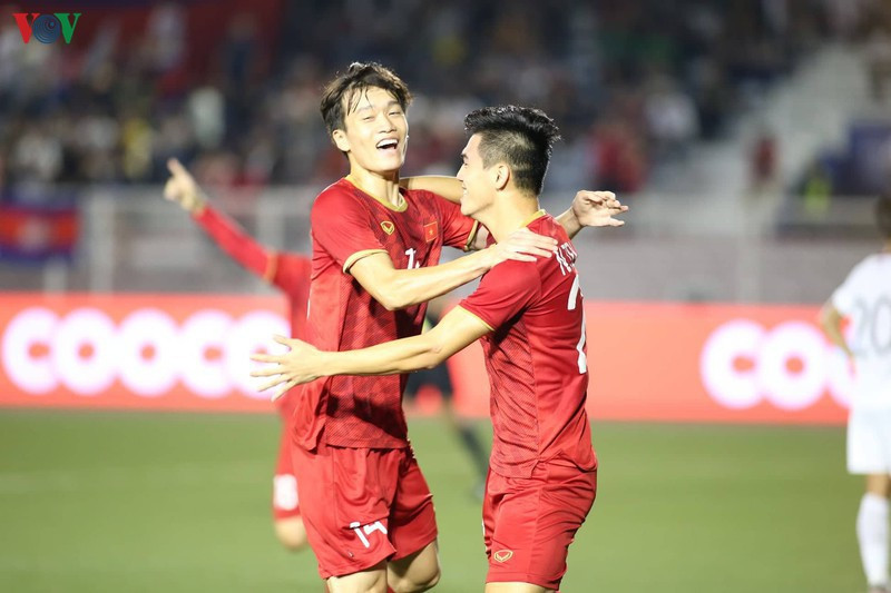 u22 việt nam vào chung kết sea games 30: 10 năm hcv mới gần đến thế!! hình 1 U22 Việt Nam vào chung kết SEA Games 30: 10 năm HCV mới gần đến thế!