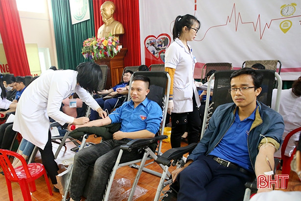 Tuổi trẻ khối các cơ quan và doanh nghiệp Hà Tĩnh hiến 187 đơn vị máu