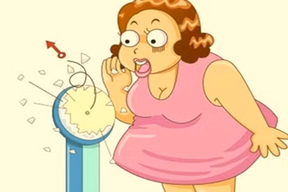 Chết cười với chiếc cân điện tử