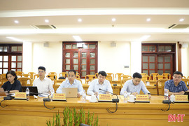 Tổ Biên tập Tiểu ban Kinh tế - xã hội Đại hội XIV của Đảng làm việc với tỉnh Hà Tĩnh