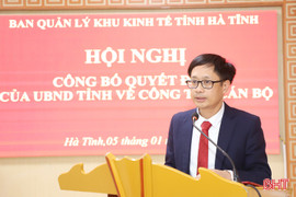 Phó Giám đốc Sở Công thương giữ chức Phó Trưởng BQL Khu kinh tế tỉnh 