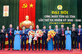 Ông Nguyễn Thế Hoàn tái cử chức vụ Chủ tịch Liên đoàn Lao động tỉnh Hà Tĩnh 