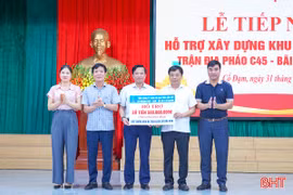 Xã Cổ Đạm tiếp nhận hơn 1 tỷ đồng xây dựng di tích và hỗ trợ an sinh