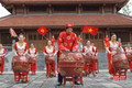 Âm vang trống hội khai mở tân xuân