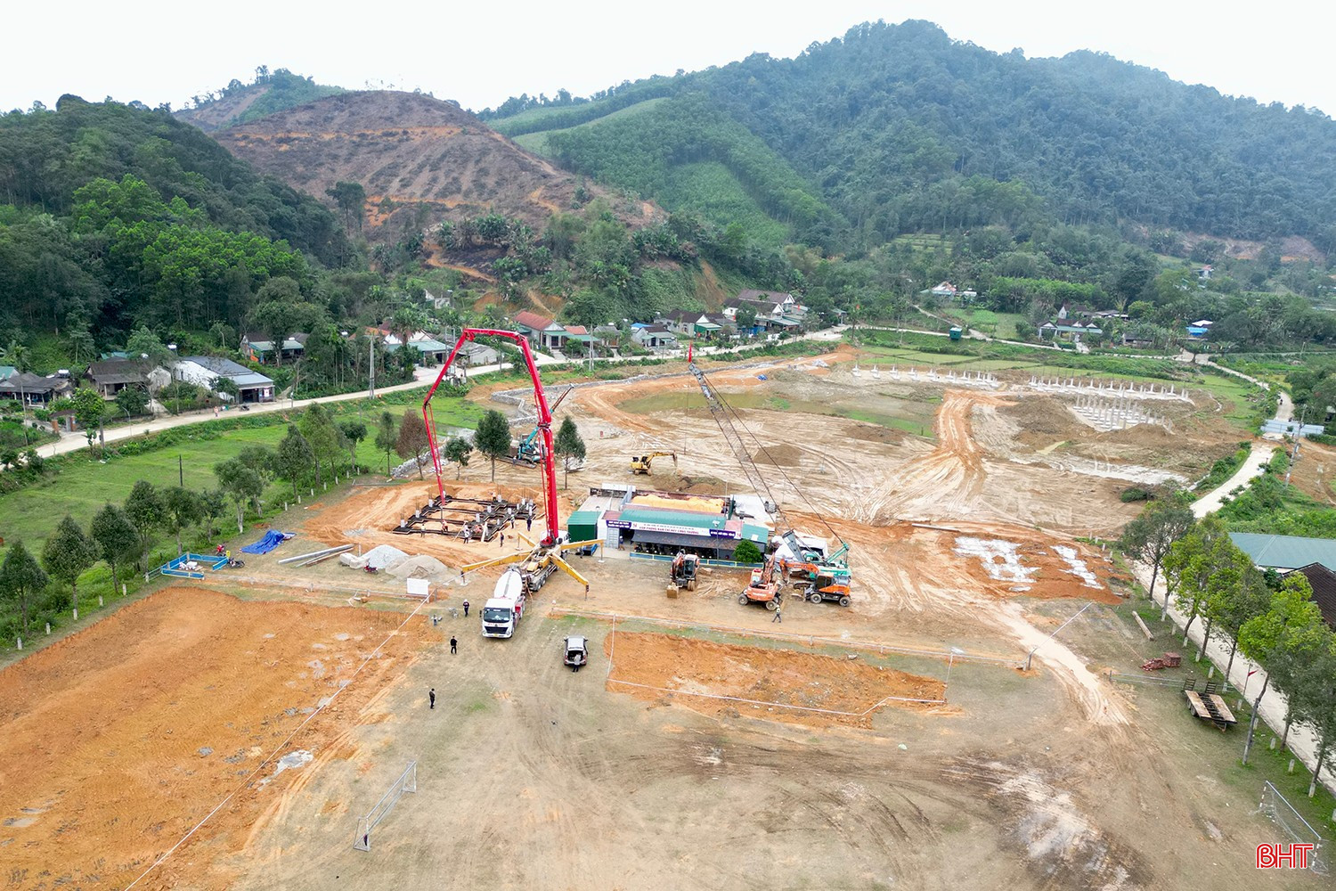 Những ngôi trường mới được triển khai xây dựng sẽ góp phần nâng cao chất lượng giáo dục vùng biên.