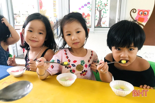 Trải nghiệm thú vị Lễ hội Tết Hàn thực ở Trường Mầm non Trí Đức