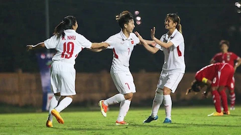 Đội nữ Việt Nam thắng chủ nhà Uzbekistan 2-1 ở vòng loại Olympic 2020