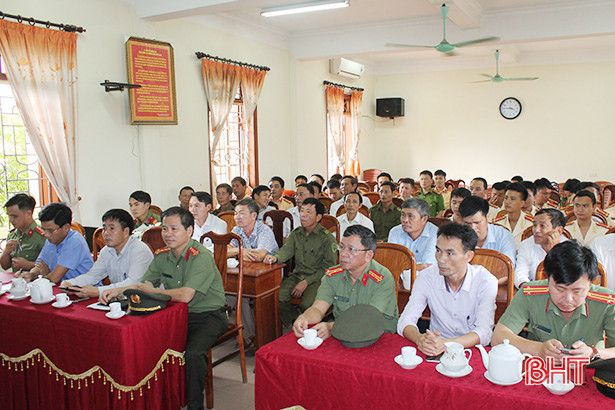 Can Lộc điều động 13 công an chính quy đảm nhiệm các chức danh ở cơ sở