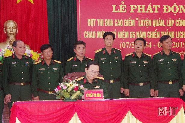 Phát động thi đua cao điểm “Luyện quân, lập công, chiến thắng”