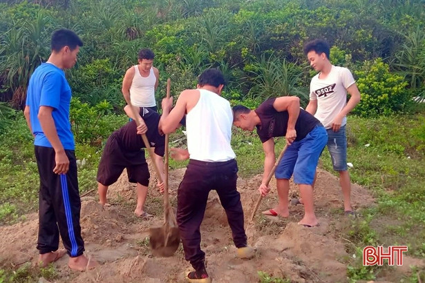 Cá voi hơn 80kg chết trôi dạt vào bờ biển Kỳ Xuân