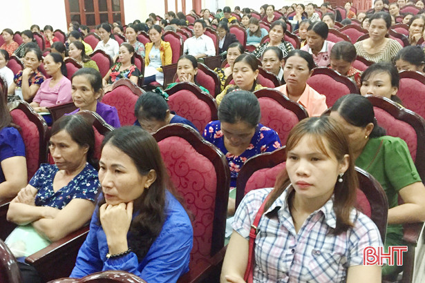 Hương Khê có 206 tổ vay vốn, dư nợ đạt 247 tỷ đồng