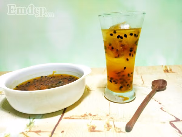 Tự làm siro chanh leo mát lạnh, tràn đầy năng lượng