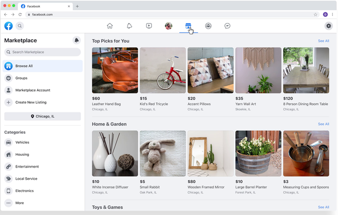 Facebook công bố giao diện hoàn toàn mới