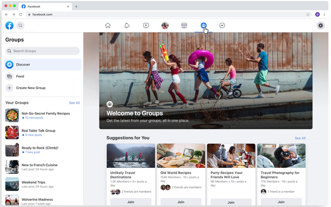 Facebook công bố giao diện hoàn toàn mới
