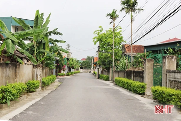 Bức tranh nông thôn mới nơi cửa ngõ phía Bắc thành phố Hà Tĩnh
