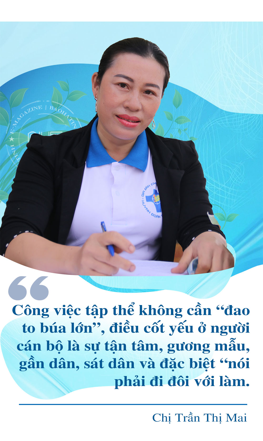 Nữ trưởng thôn vùng giáo “thắp lửa” phong trào xây dựng nông thôn mới ảnh 12 Nữ trưởng thôn vùng giáo “thắp lửa” phong trào xây dựng nông thôn mới