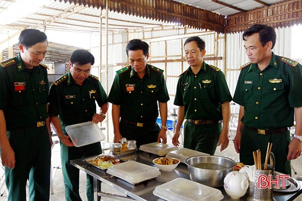 Bộ Tư lệnh Biên phòng kiểm tra tại Hà Tĩnh