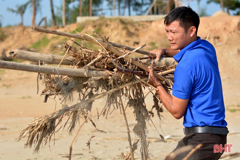 “Ngày chủ nhật xanh” sôi động của tuổi trẻ huyện Kỳ Anh
