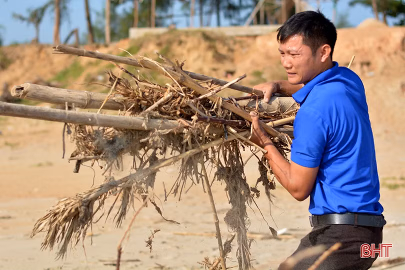 “Ngày chủ nhật xanh” sôi động của tuổi trẻ huyện Kỳ Anh