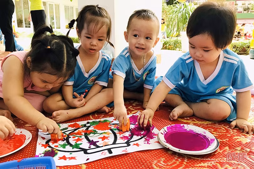 Học sinh mầm non Trí Đức háo hức khám phá Tết Trung thu