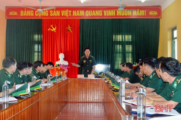 Bộ Tư lệnh Biên phòng kiểm tra tại Hà Tĩnh