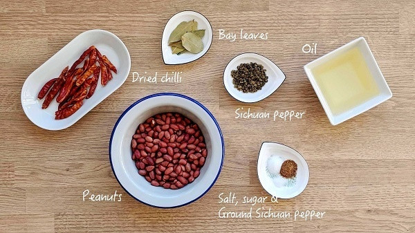 10 phút trổ tài làm món lạc rang Tứ Xuyên ngon tuyệt