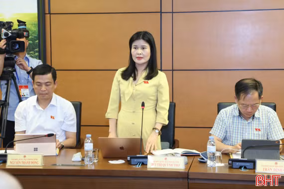 Đoàn ĐBQH Hà Tĩnh thảo luận tổ về tình hình phát triển kinh tế - xã hội