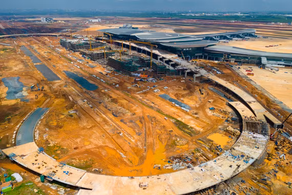 Hình ảnh mới nhất tại công trường sân bay Long Thành