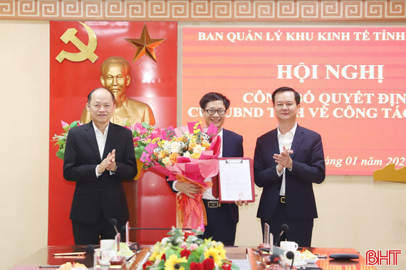 Ông Võ Tá Nghĩa giữ chức Phó Trưởng ban Quản lý Khu kinh tế Hà Tĩnh