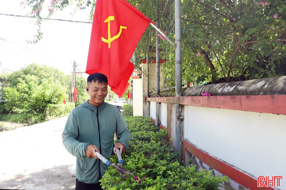 Sôi nổi xây dựng nông thôn mới chào mừng đại hội Đảng các cấp 