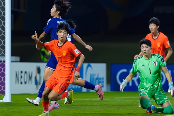 Trung Quốc suýt gây sốc cho Nhật Bản ở chung kết U17 châu Á 2026